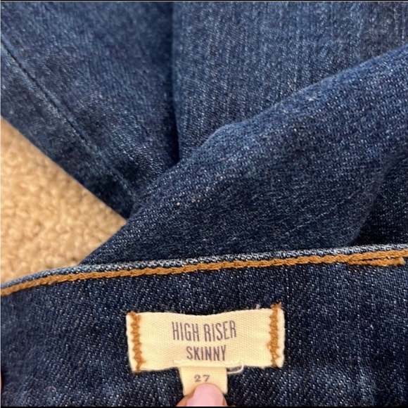 Madewell High Riser Skinny Jeans 27 NWOT Back to School - Picture 5 of 6
